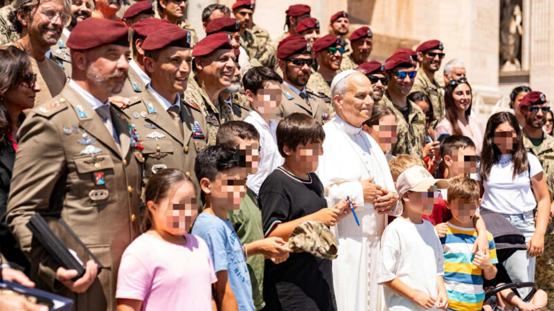 185° RRAO incontra il Pontefice