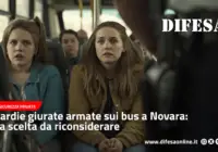 Guardie giurate armate sui bus a Novara: una scelta da riconsiderare