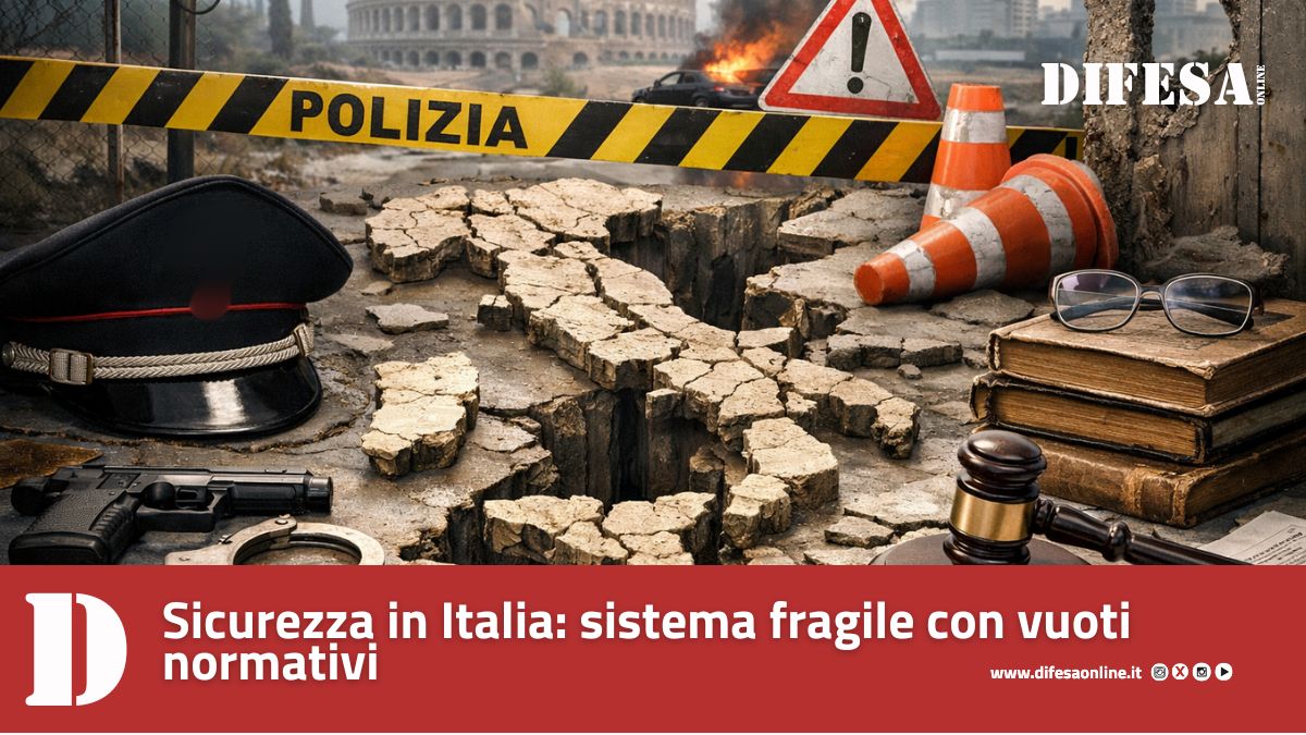 Sicurezza in Italia: sistema fragile con vuoti normativi