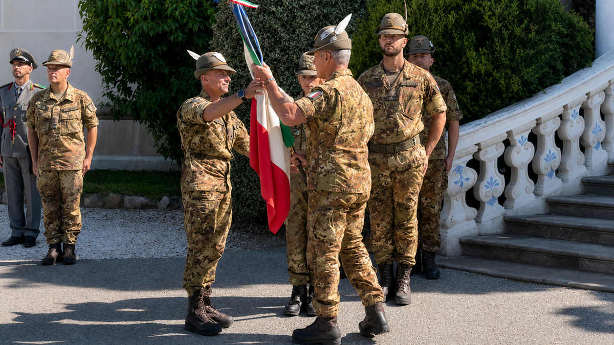 Avvicendamento al comando del centro addestramento alpino